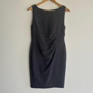 Jessica Howard Black Sparkle Mini Dress